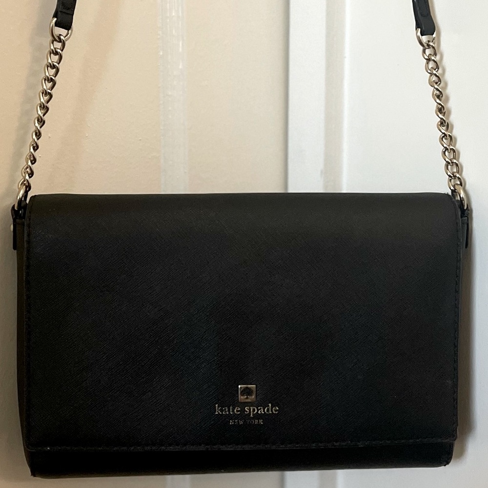 Kate spade crossbody gold chain